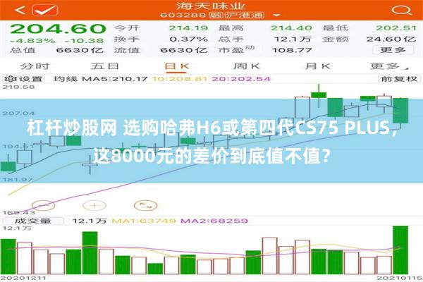 杠杆炒股网 选购哈弗H6或第四代CS75 PLUS，这8000元的差价到底值不值？