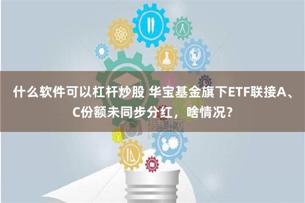 什么软件可以杠杆炒股 华宝基金旗下ETF联接A、C份额未同步分红，啥情况？