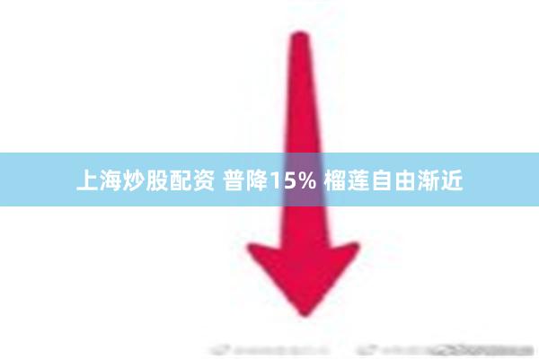 上海炒股配资 普降15% 榴莲自由渐近